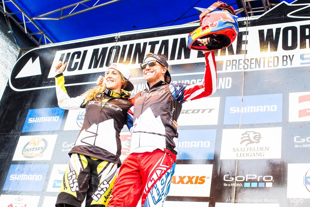 DH WC #3 – Leogang : victoire de Gwin… sans chaîne !
