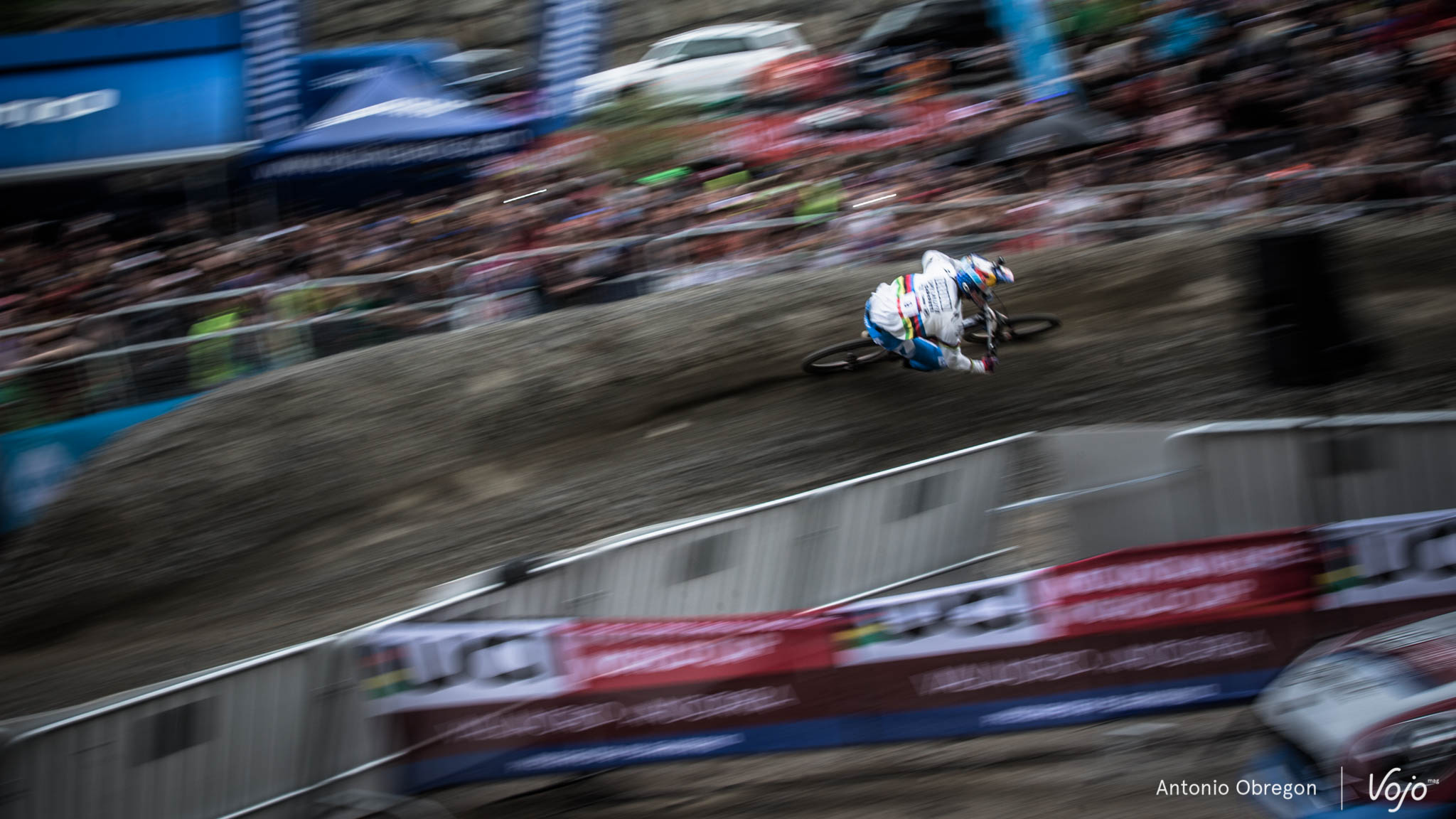En 2015, Loïc Bruni avait décroché le titre de champion du monde sur cette piste. Cette fois ci, il a dû se contenter de la 3e place. Pas trop mal pour un retour de blessure !