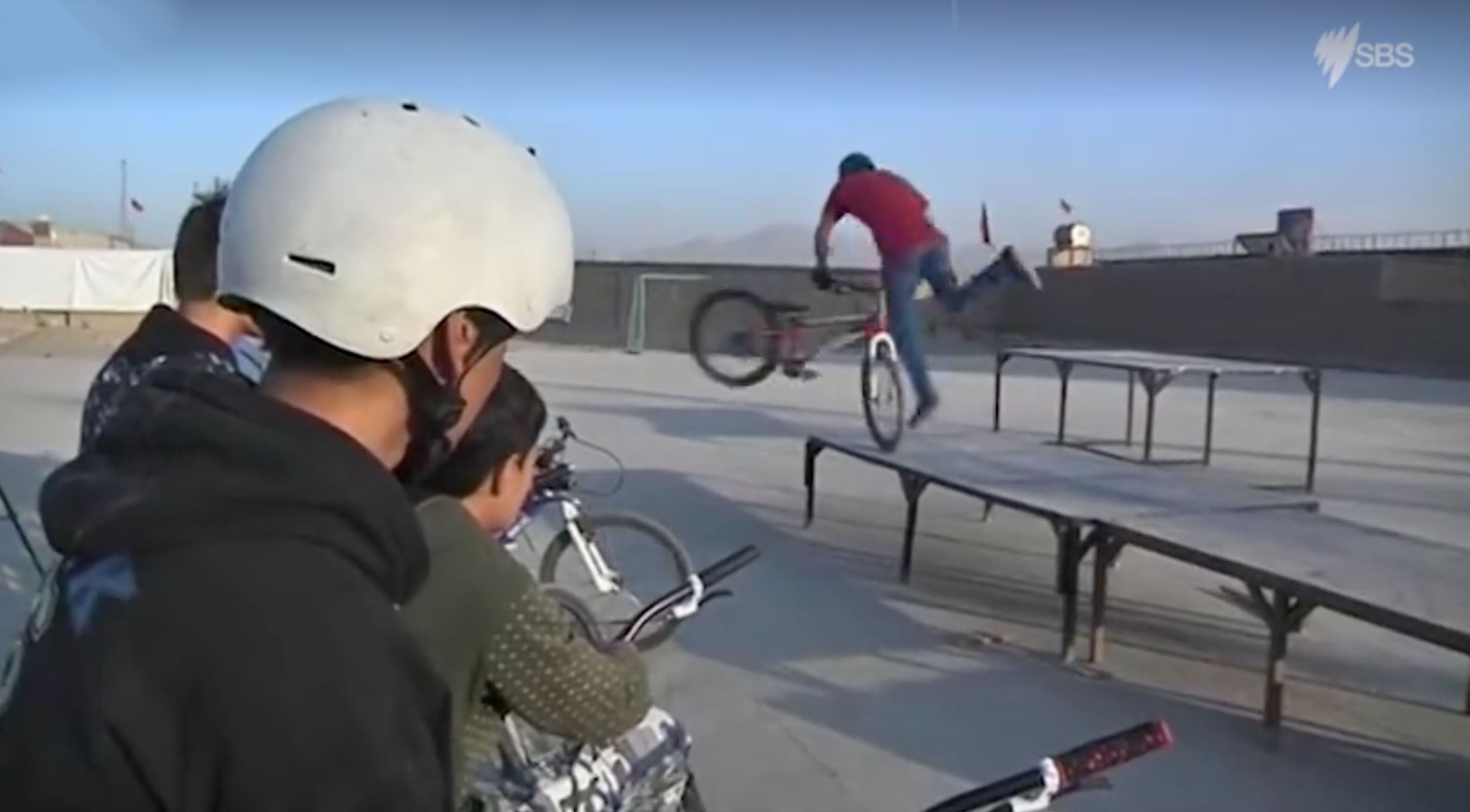 Afghanistan&rsquo;s freestyle cycling club