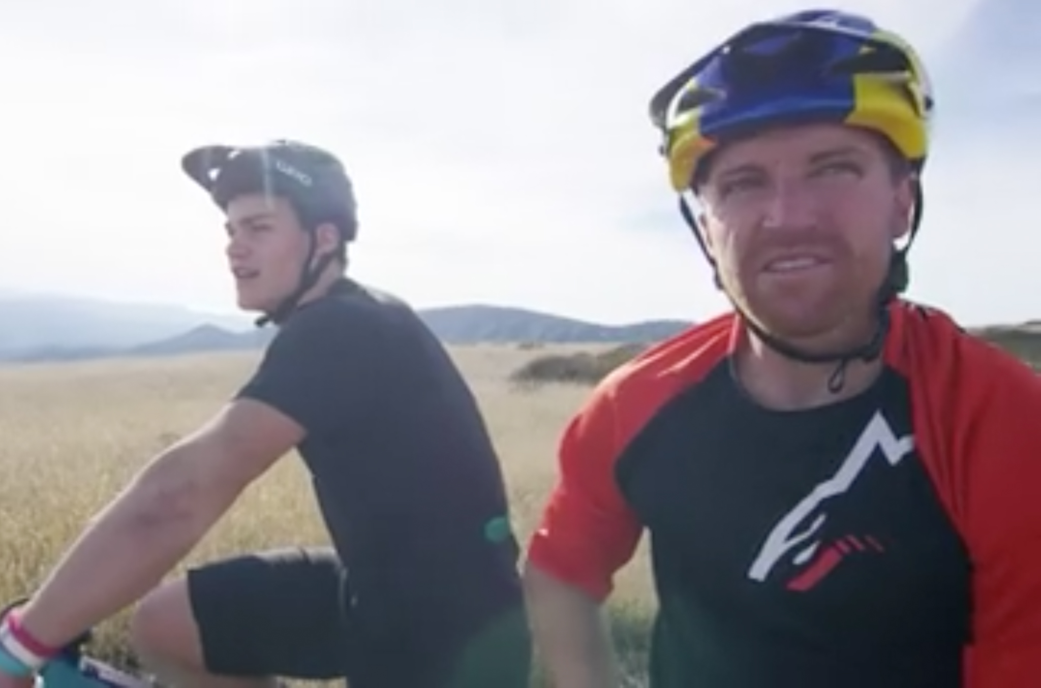 Aaron Gwin et Richie Rude à l&rsquo;entraînement
