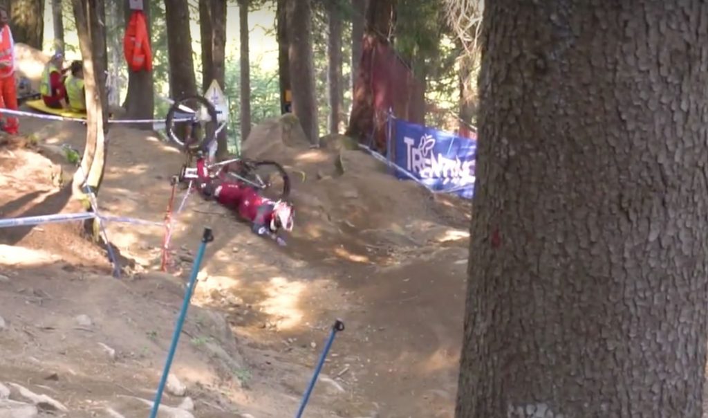 Val di Sole : l&rsquo;incroyable chute de Greg Minnaar