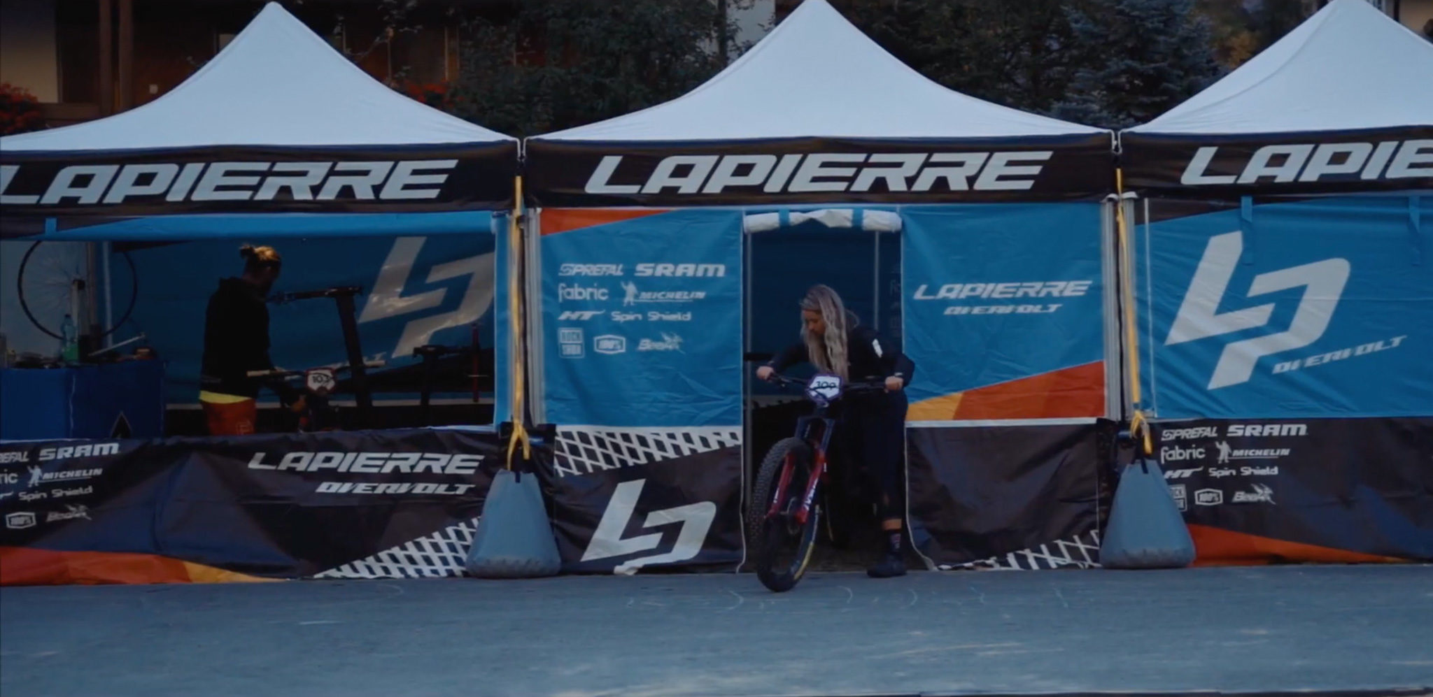 Avec l&rsquo;équipe Lapierre Enduro Team à Zermatt