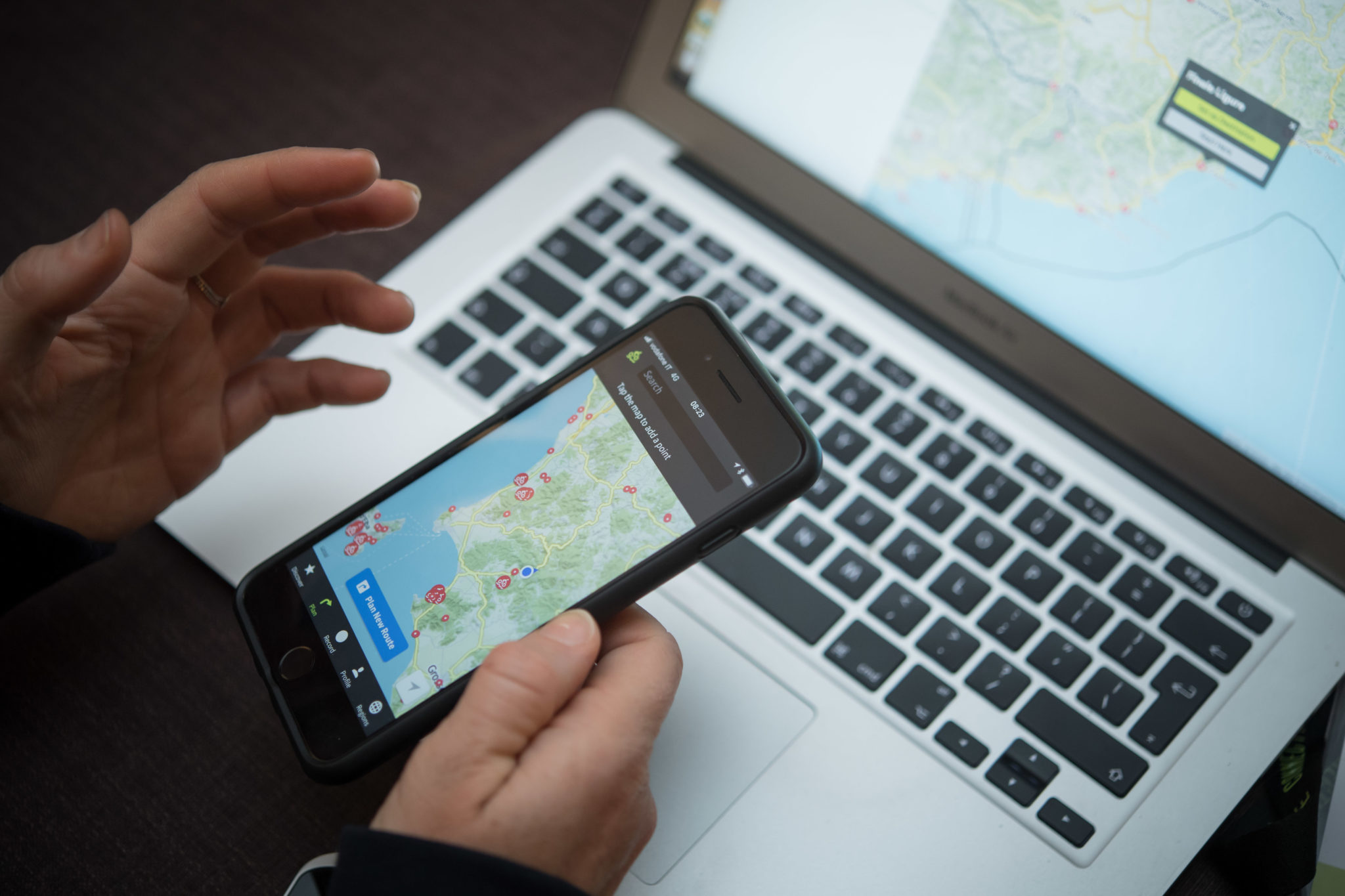 Komoot, l&rsquo;application de guidage disponible en français