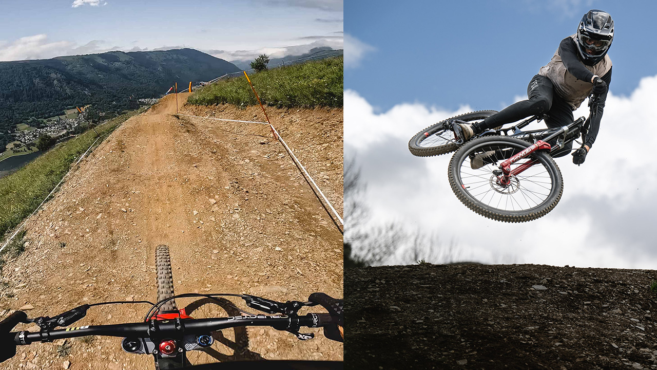 POV | La nouvelle piste de DH de Loudenvielle avec Romain Paulhan