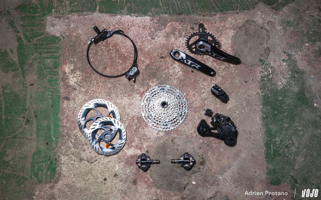 Shimano XTR M9200 Di2 sans fil : les poids vérifiés