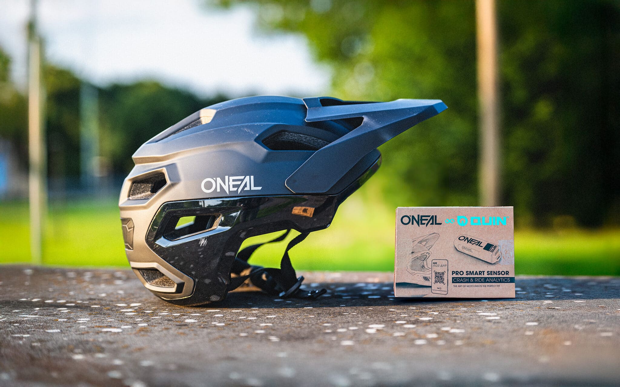 Test nouveauté | Casque O’Neal TrailFinder et système de détection de chute Quin