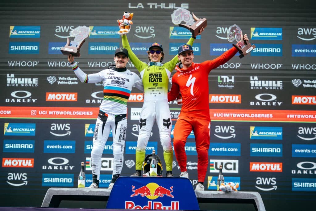 World Cup DH 2025 #5 | La Thuile : doublé Goldstone – Hoffmann pour le Santa Cruz Syndicate