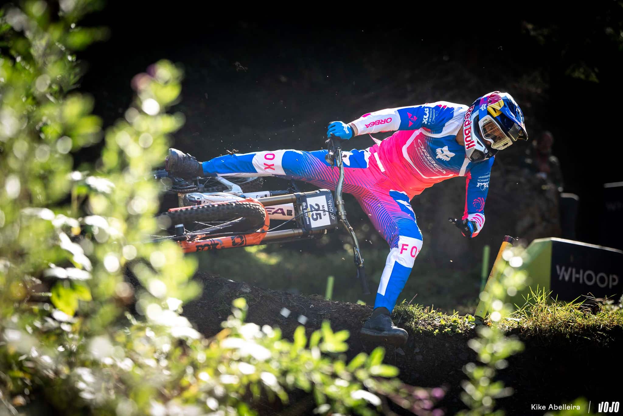 Martin Maes pendant les entraînements.